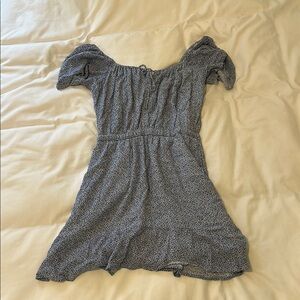 Abercrombie & Fitch S Blue and White Mini Dress
